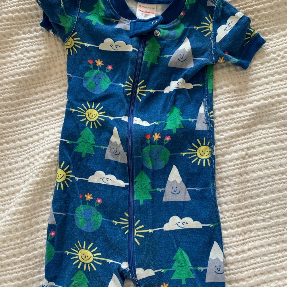 Hanna Andersson Blue Bodysuit